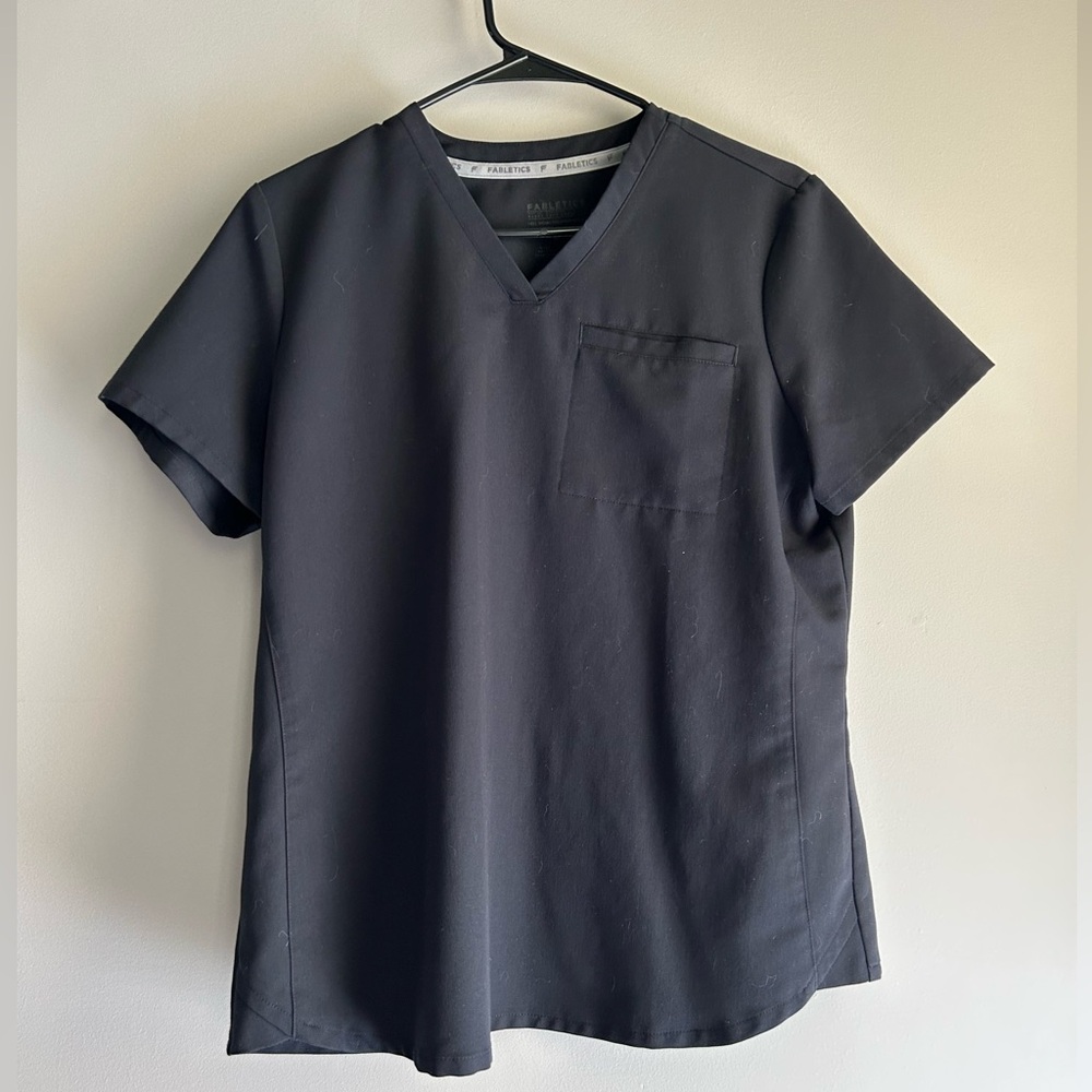 Fabletics Black Scrub Top Women’s M